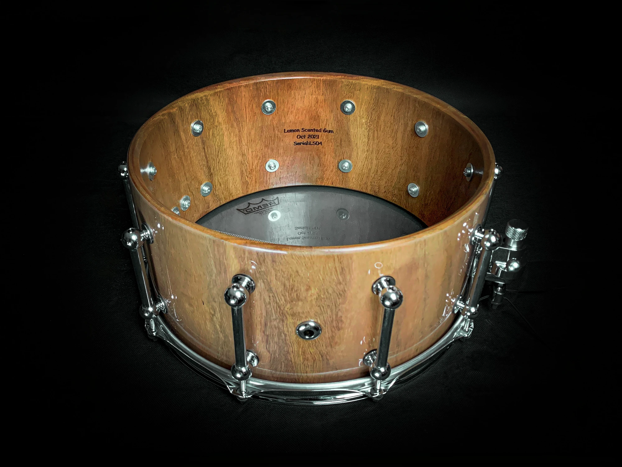 Lemon Scented Gum snare drum